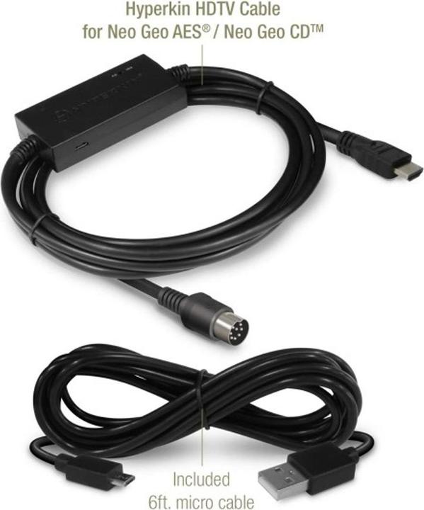 Immagine prodotto Hyperkin SNK - HDTV - Cavo HDMI pour AES (1.83 m, HDMI)
