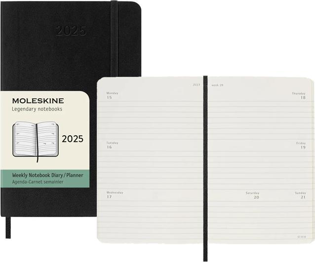 Moleskine Calendario settimanale (A6, Tascabile, Inglese)