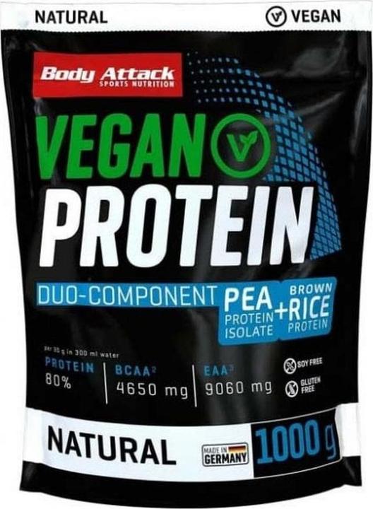 Actual product image Body Attack Vegan Protein (Neutral, 1 pcs., 1000 g)