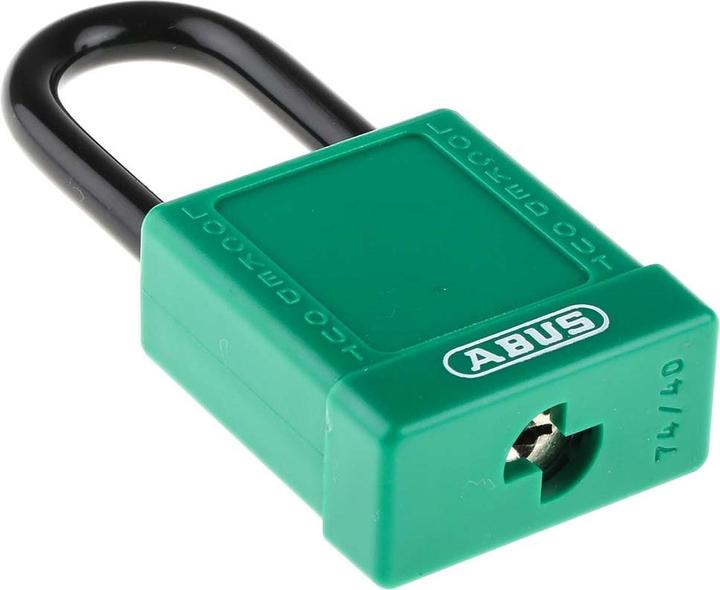 Actual product image Rs Pro Green Non Conductive Safety Padlock,Std.