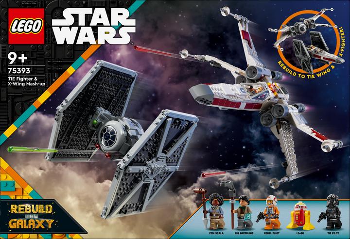 Actual product image LEGO Mashup of TIE Fighter & X-Wing (75393, LEGO Star Wars)