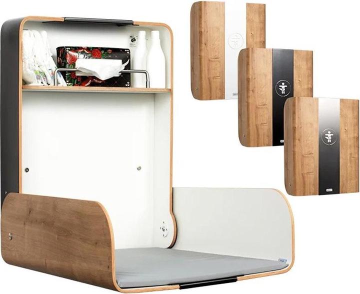 Actual product image Timkid Changing table wood/stainless steel Maxi oak