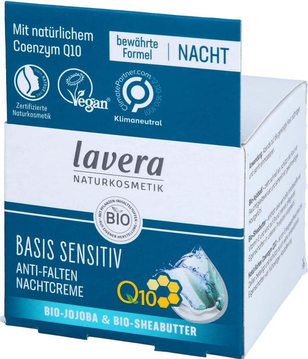 Immagine prodotto Lavera Bas Sen Nac Cr Q10 (50 ml, Crema notte)