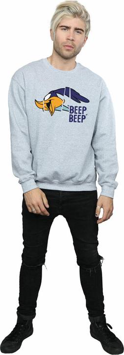 Actual product image Looney Tunes Mens Beep Beep Road Runner Sweatshirt (S)