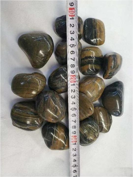 Image du produit Aquagart 100kg Polierter Kiesel Glanzkies Flusskiesel Kieselsteine Gartenkies Zierkies # (30 x 30 x 20 cm)