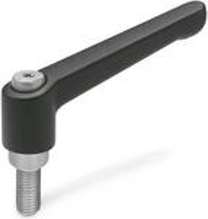 Actual product image Ganter Adjustable clamping lever GN 300.1 d1 M 8 mm l1 63 mm l2 50 mm external thread (63 mm)