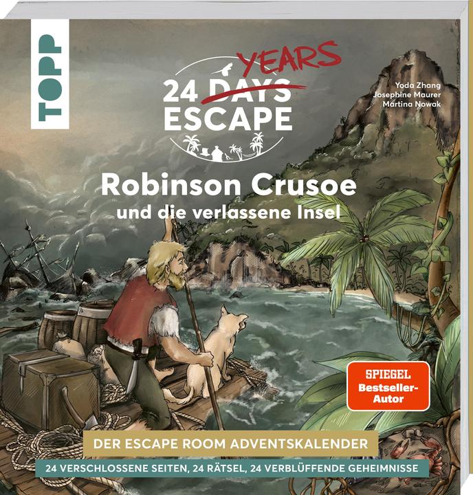 24 days Escape - Daniel Defoes Robinson Crusoe und die verlassene Insel (Deutsch, Yoda Zhang, 2023)