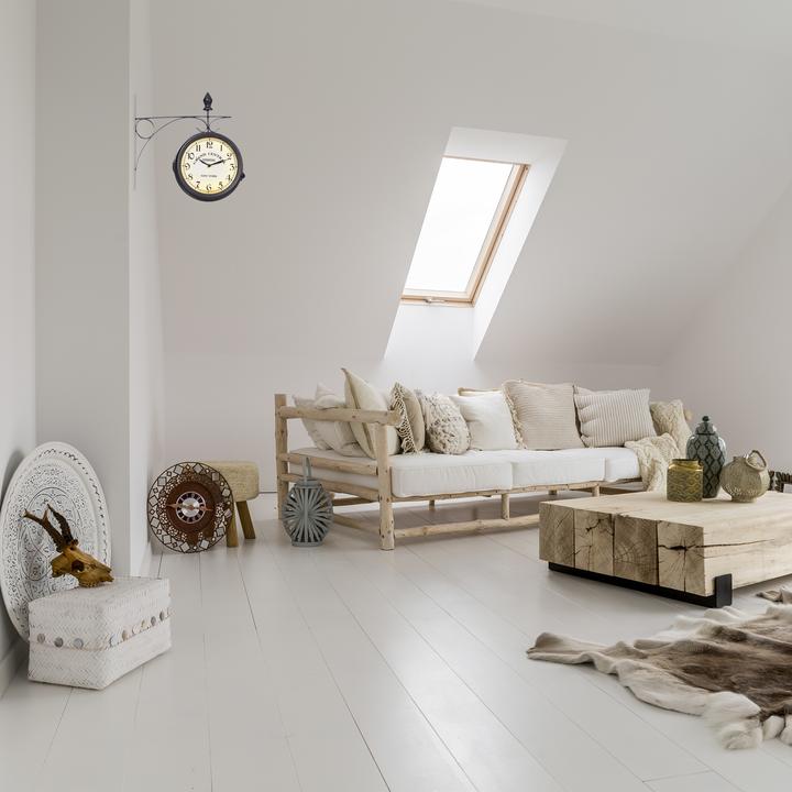 Produktbild Relaxdays Bahnhofsuhr (35 cm)