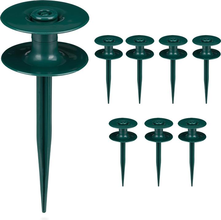 Relaxdays 8x Schlauchführung (0.09 m, 90 mm)
