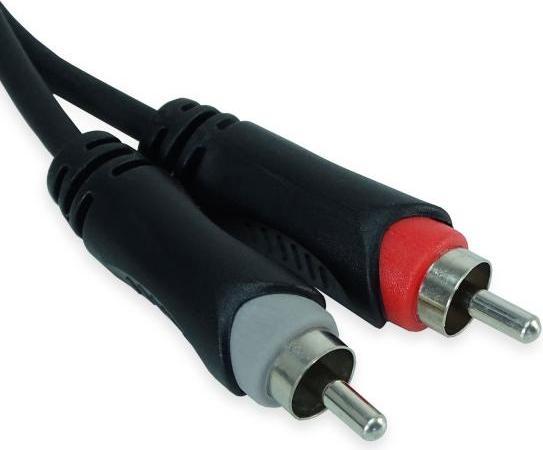 Produktbild keepdrum YC017 Y-Adapter 6,3mm Mono Klinke zu Stereo Cinch Stecker (0.25 m)