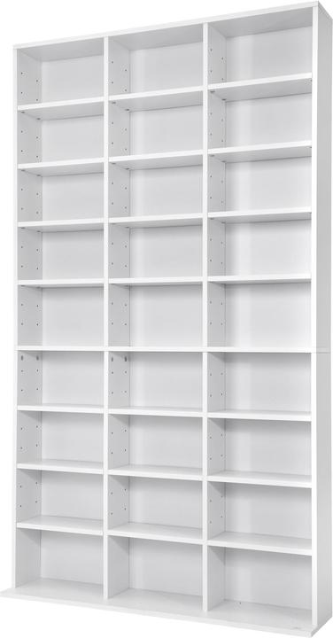 tectake Medienregal (102 x 23.5 x 180 cm)