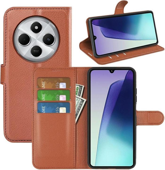 Produktbild Cover-Discount Xiaomi Redmi 14C / Poco C75 - Leder Etui Hülle (Xiaomi Poco C75, Xiaomi Redmi 14C)
