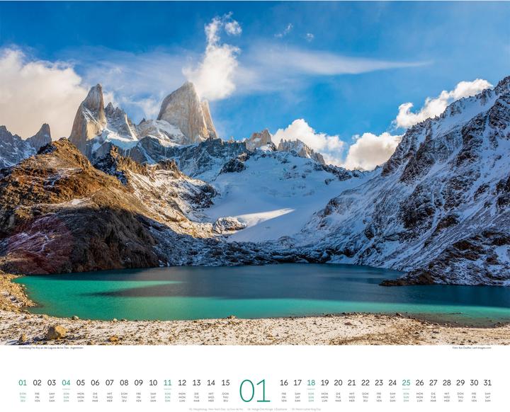 Produktbild Phantastische Landschaften Kalender 2026 (54 x 48 cm, Harter Einband, Deutsch, Englisch, Französisch)