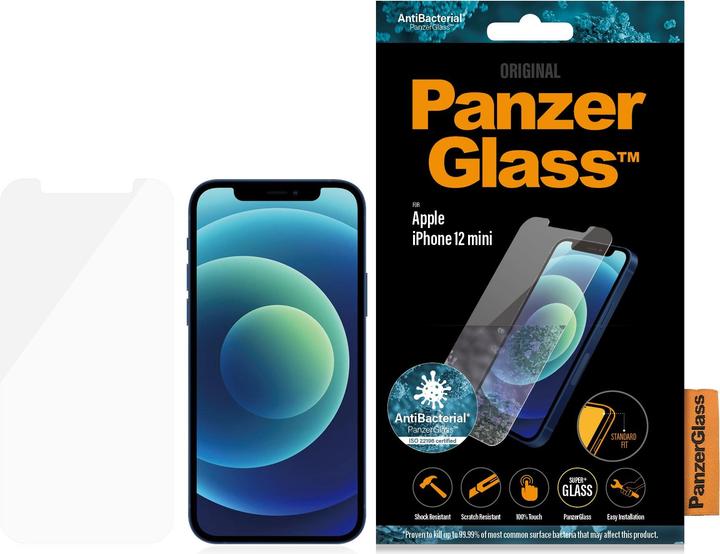 Produktbild PanzerGlass Screen Protector (1 Stück, Apple iPhone 12 mini)