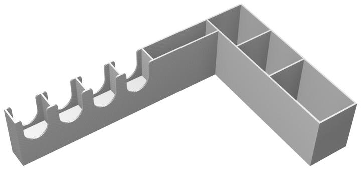 Immagine prodotto Feldherr 61297 - Organizzatore per Tiny Epic Defenders - scatola per giochi da tavolo (Materiale sintetico)