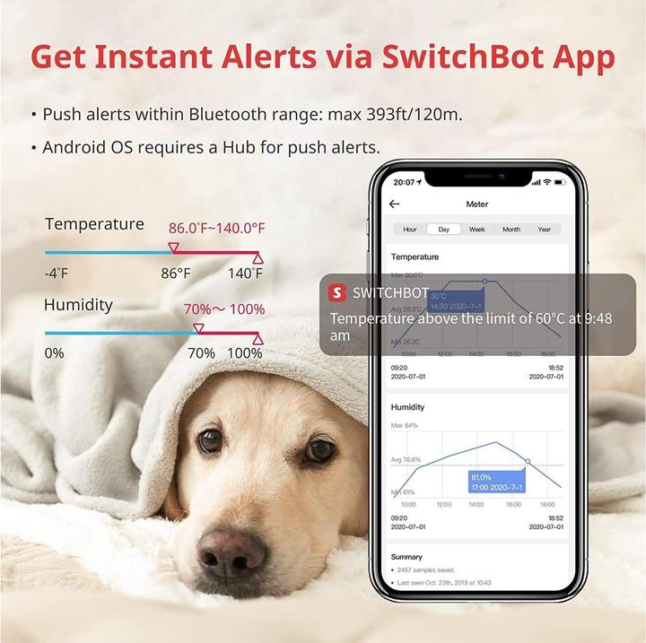 Image du produit SwitchBot Thermomètre Hygromètre