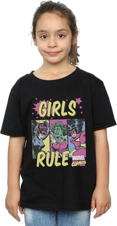 Actual product image Girls Rule Cotton T-Shirt (140, 146)