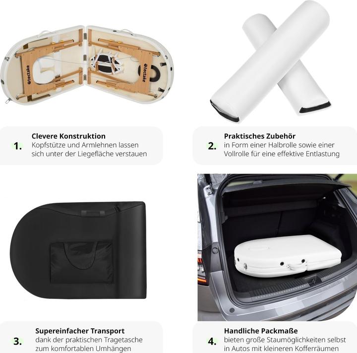 Image du produit tectake Table de massage