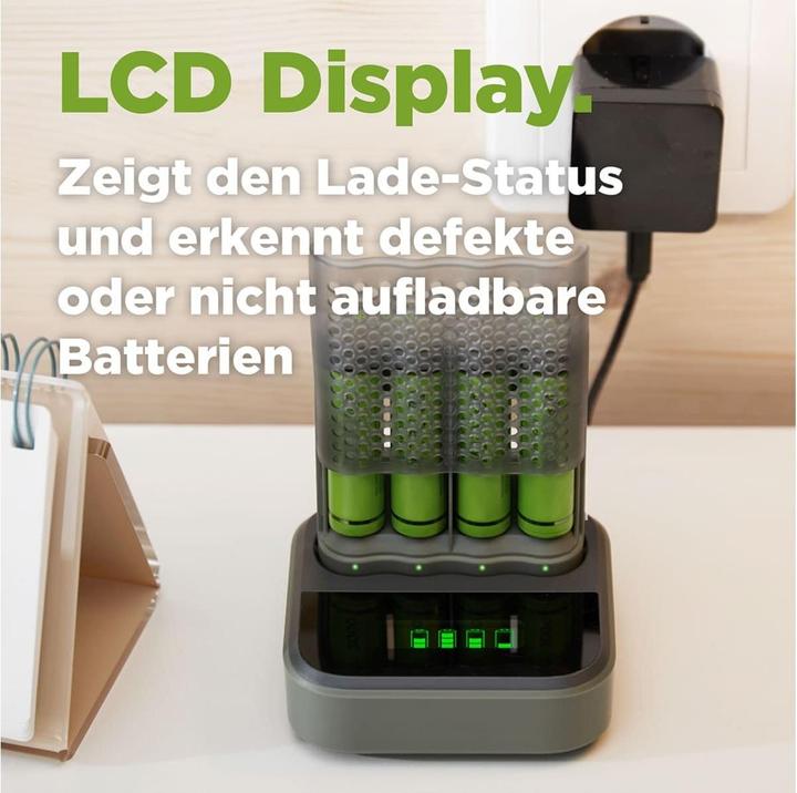 Immagine prodotto GP Batteries Pro-Line Docking Station + 4xAAA + 4xAA (8 pz., AA, 2100 mAh, Batteria + Caricabatterie)