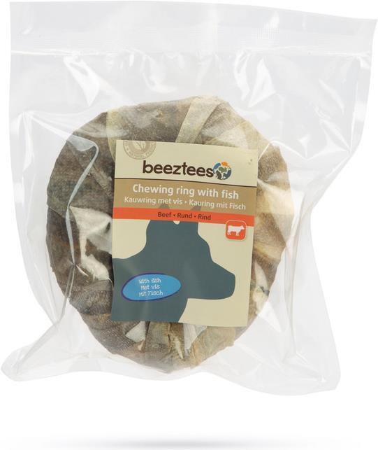Actual product image Beeztees Beef skin ring (Dog chew toy)