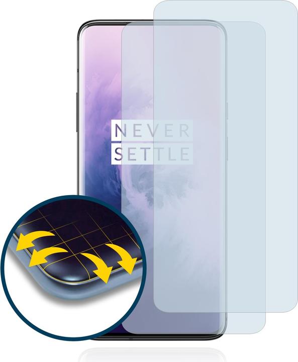 Actual product image BROTECT Full-Cover Protector Matte (2 Piece, OnePlus 7 Pro)