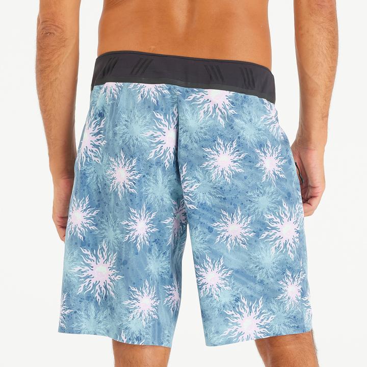 Image du produit Olaian Boardshort Surf 900 Long 20" Homme - Morpho Yingyang Bleu (46)