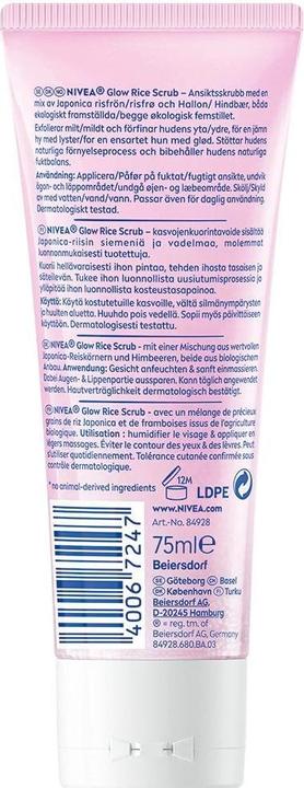 Produktbild NIVEA Rice Scrub Glow (Peeling, 75 ml)