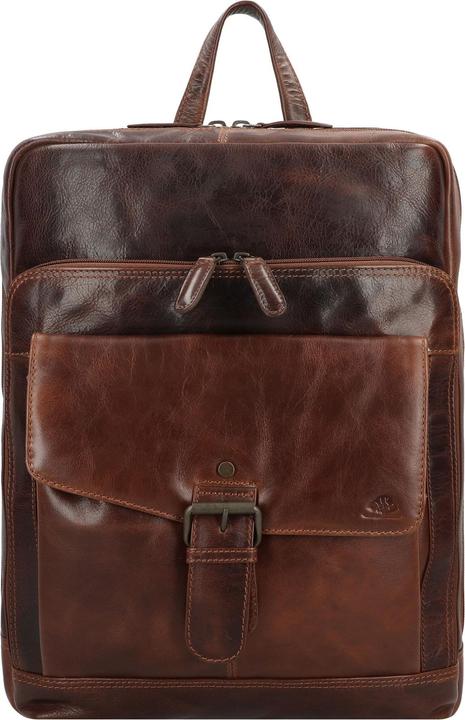 Image du produit Greenburry Sac à dos en cuir Rugged 39 cm pour ordinateur portable (15 l)