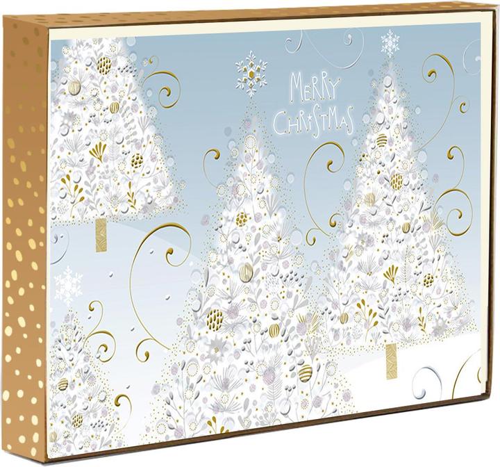 Produktbild Turnowsky Kartenbox Weihnachten Wald 195378 Karten und Kuverts 8 Stück (1 Stk.)