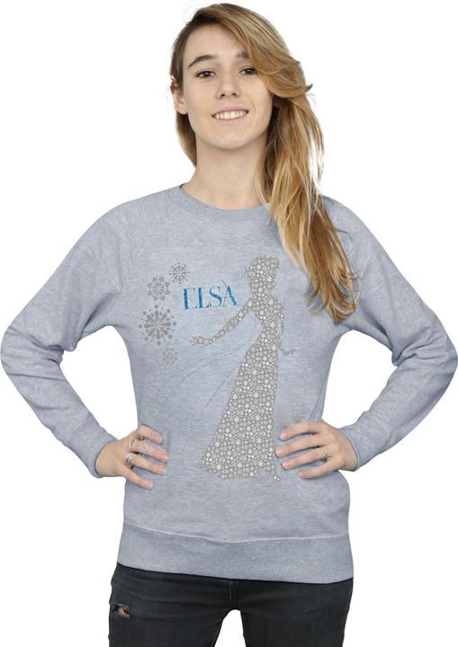 Immagine prodotto Disney Frozen Elsa Christmas Silhouette Felpa Donna (S)