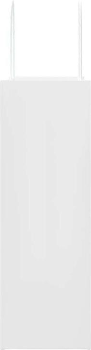Produktbild VidaXL Kraftpapiertüten 50 Stk. mit Henkel Weiss 26x12x35 cm Papiertüte (Geschenktüte, 50 x)