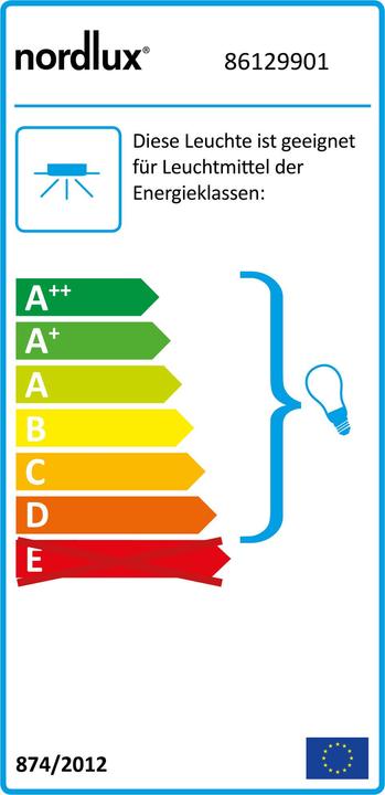 Label énergétique Nordlux Système de rails haute tension Luminaire Munin pour Link (GU10)
