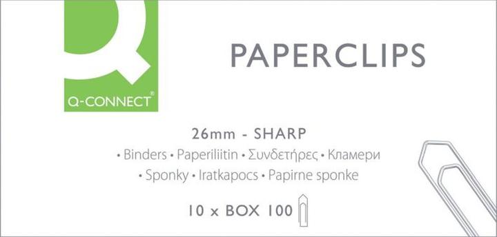 Produktbild Q-Connect Briefklammern, spitze Form (100 x)
