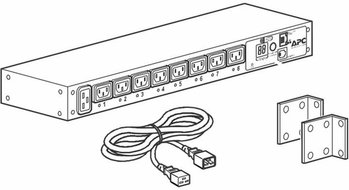 Actual product image APC Power strip PDU AP7921B, Switched