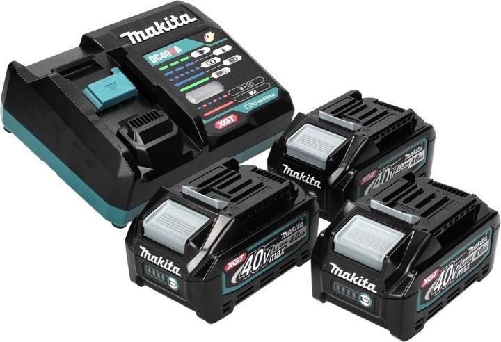 Productafbeelding Makita Power Source Kit 40 V max. met 3x BL 4040 accu 4.0 Ah XGT ( 3x 191B26-6 ) + DC 40 RA Snel (40 V)