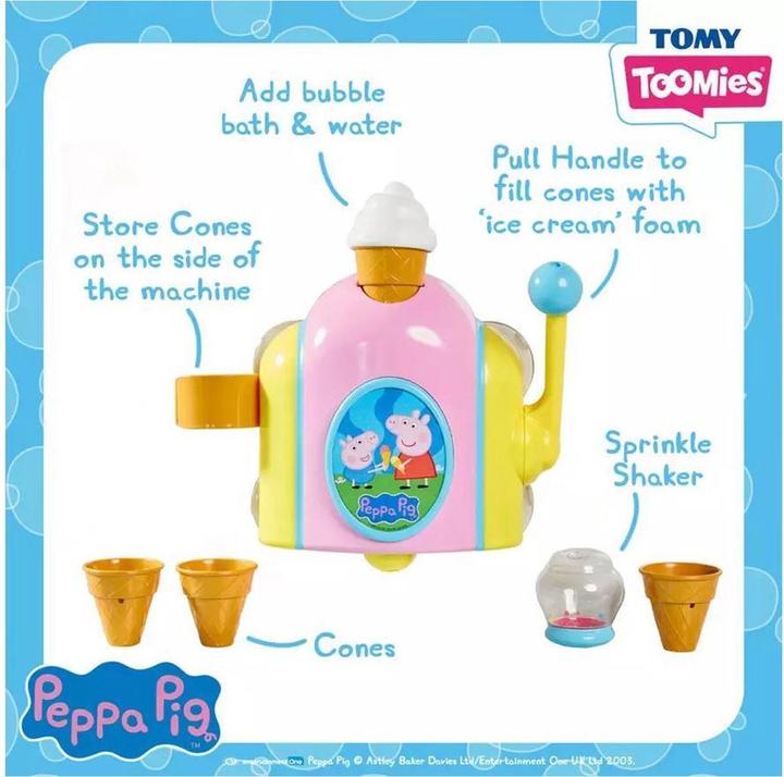 Produktbild Tomy Peppa Pig Bubble Eismaschine