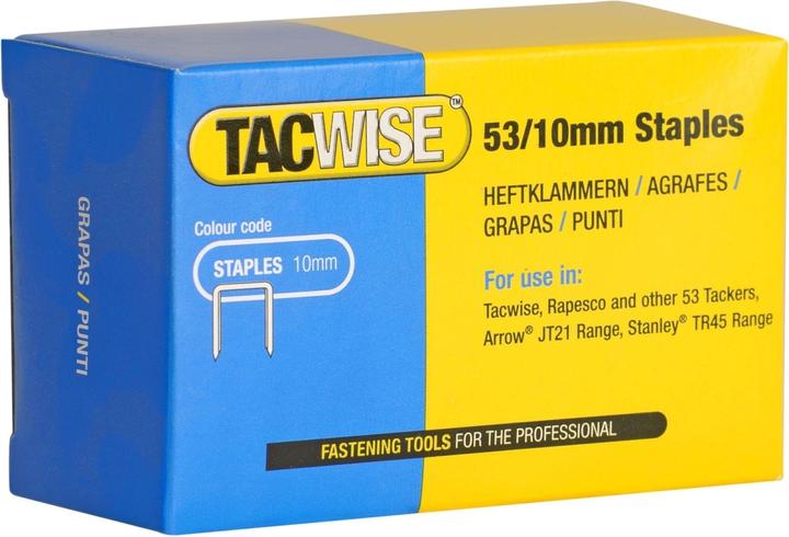 Actual product image Tacwise Staples 53/10 mm, galvanised, 5,000 pcs. (5 x)