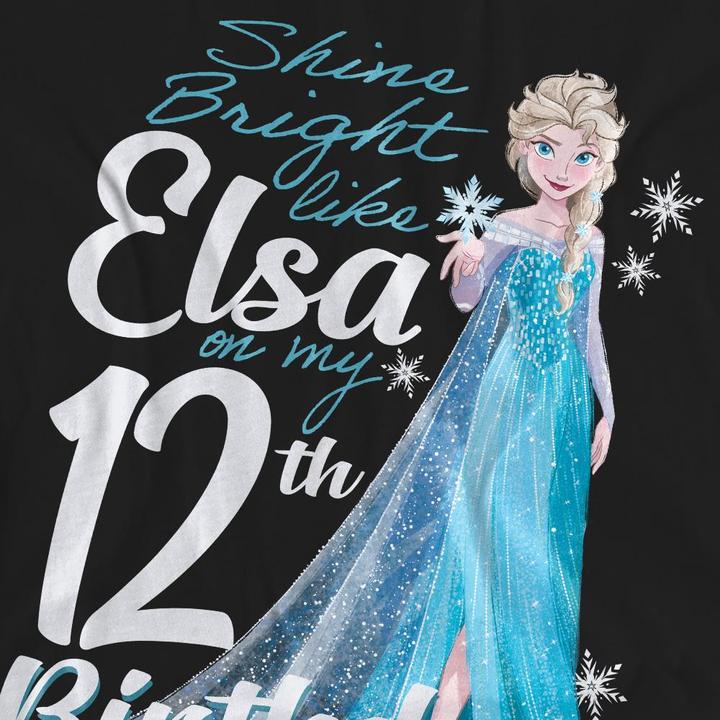 Produktbild Disney Frozen Bright Like Elsa TShirt 12er Geburstag (XL)