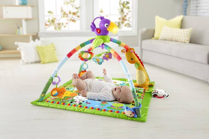 Actual product image Fisher-Price Rainforest Music & Lights Deluxe Gym