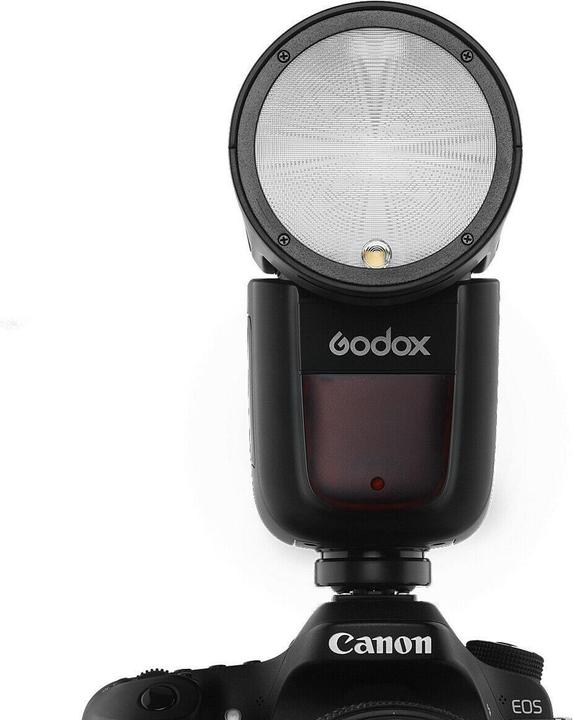 Actual product image Godox V1 (Plug-on flash, Canon)