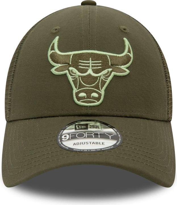 Actual product image New Era 9Forty Mesh Trucker Cap - NBA Chicago Bulls olive (One size)