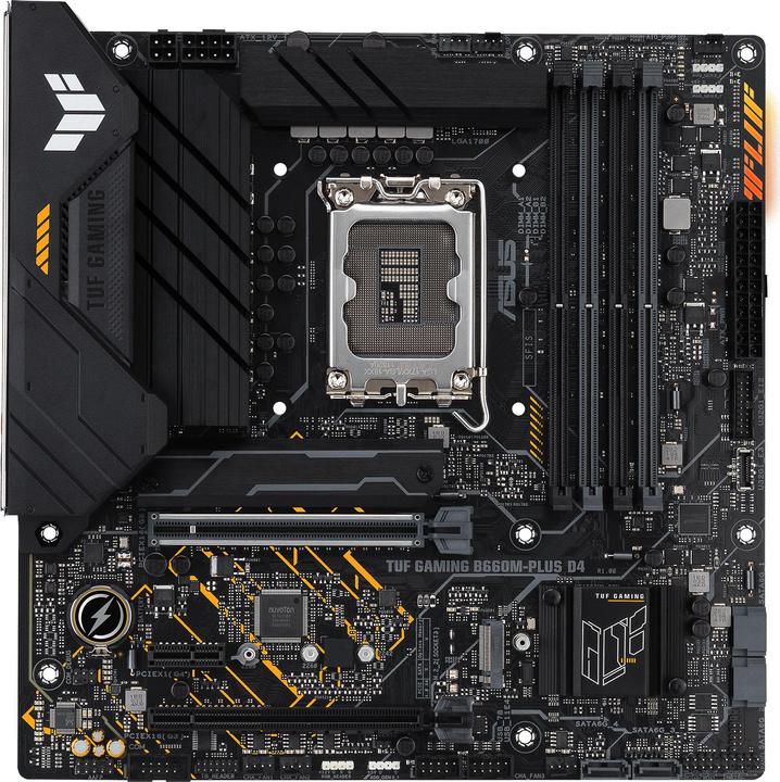 Image du produit ASUS TUF GAMING B660M-PLUS D4 (LGA 1700, Intel B660, mATX)