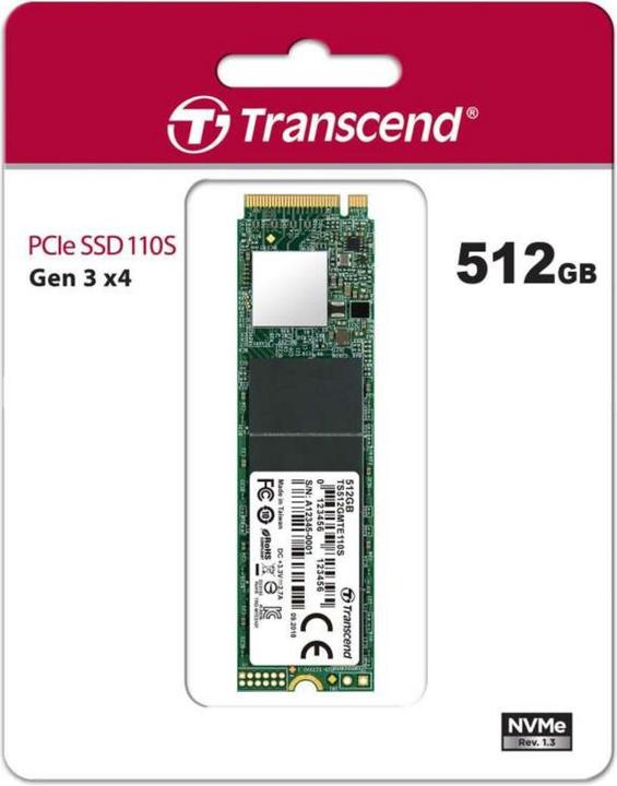 Produktbild Transcend 110S (512 GB, M.2 2280)