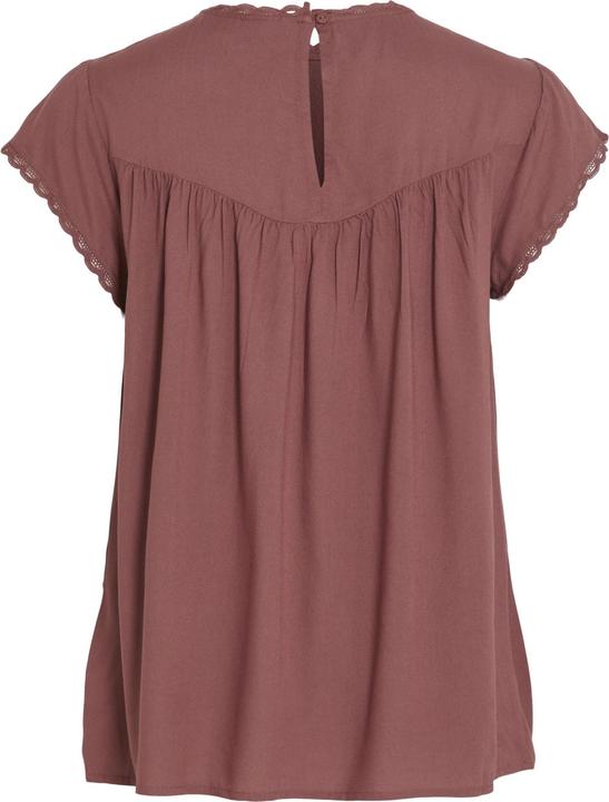 Actual product image Vila Detailed top with short sleeves (40)