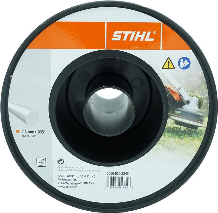 Produktbild Stihl Genuine mähfaden 2.4 mm x 261 m (Rasentrimmer, Trimmerfaden + Fadenspule)