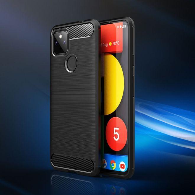 Actual product image MU Style Carbon Fiber TPU Softcase Series (Google Pixel 5a)