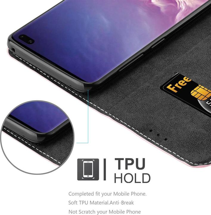 Produktbild Cadorabo X-Wallet Kunstlederkombi Hülle (Samsung Galaxy S10+)