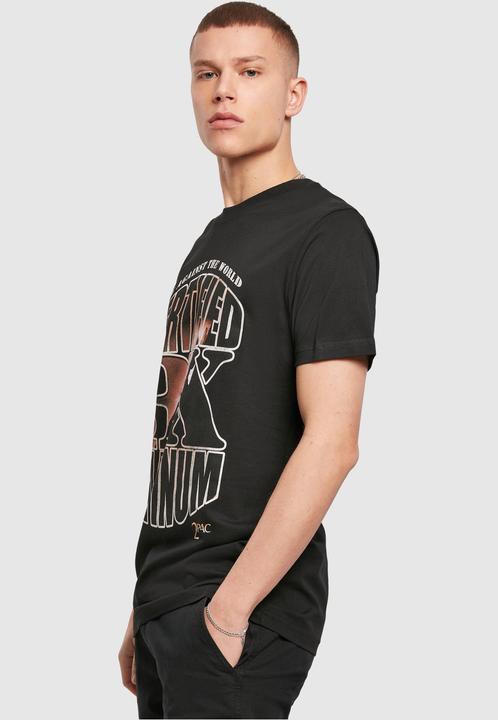 Actual product image MT Tupac Me Against the World Platinium Tee (S)