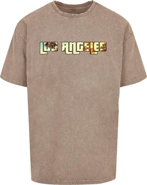 Actual product image Merchcode Grand Los Angeles Acid Washed Heavy Oversized Tee - 117851 (S)