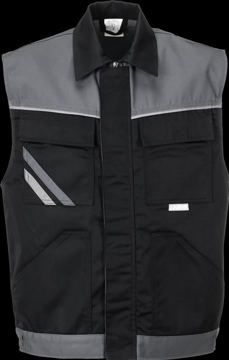 Actual product image Planam Waistcoat black/slate/zinc S M (M)